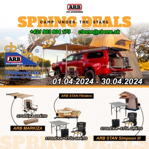 Kempingová sezóna môže začať! ARB „Spring camping promo&quot;